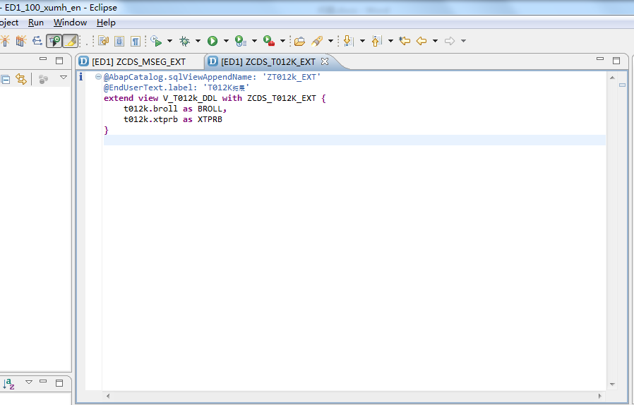 调整视图表新增了视图字段，出现ABAP DUMP,表和视图不一致